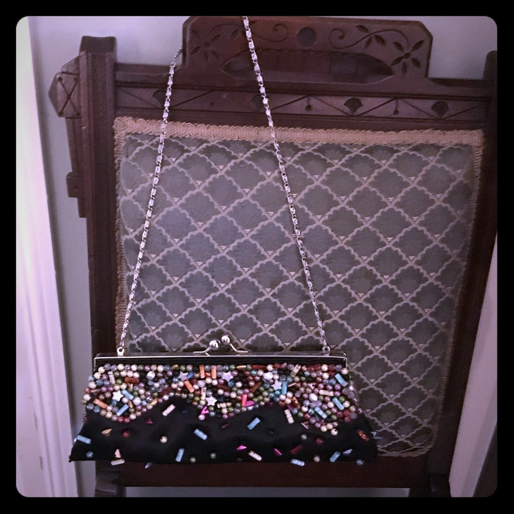 Beaded Clutch Purse